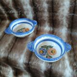 2 Breton earthenware bowls