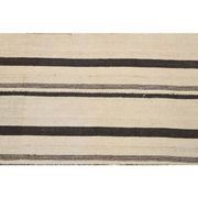 Vintage Turkish Hand-Knotted Wool Cotton Beige Kilim Area Rug 155x330