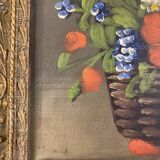 Still life with wild flowers, signed, mid-20th century