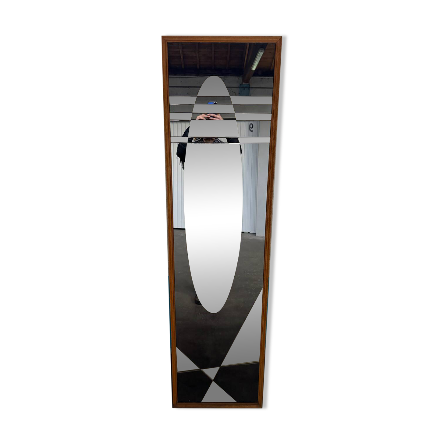 Graphic mirror, Jacques Hitier for Marly brothers. 1960