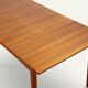 Rectangular extendable dining table in Scandinavian teak – 1960s