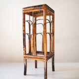 Pair of bamboo and vintage rattan harnesses