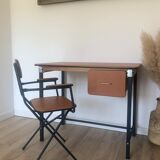 Bureau des années 60/70 et sa chaise