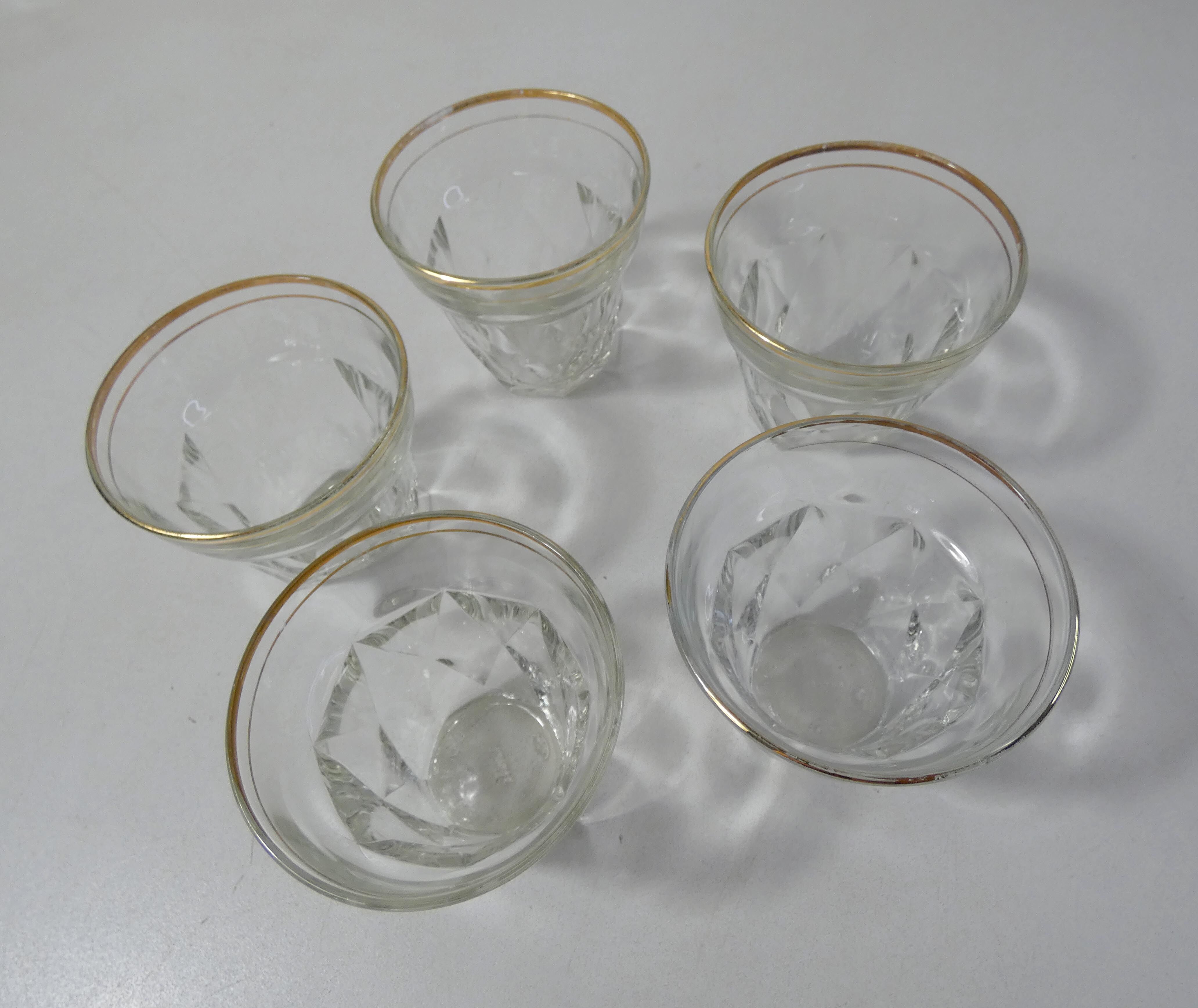 5 bistro glasses