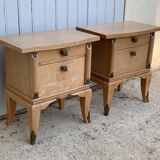 Pair of art deco bedsides