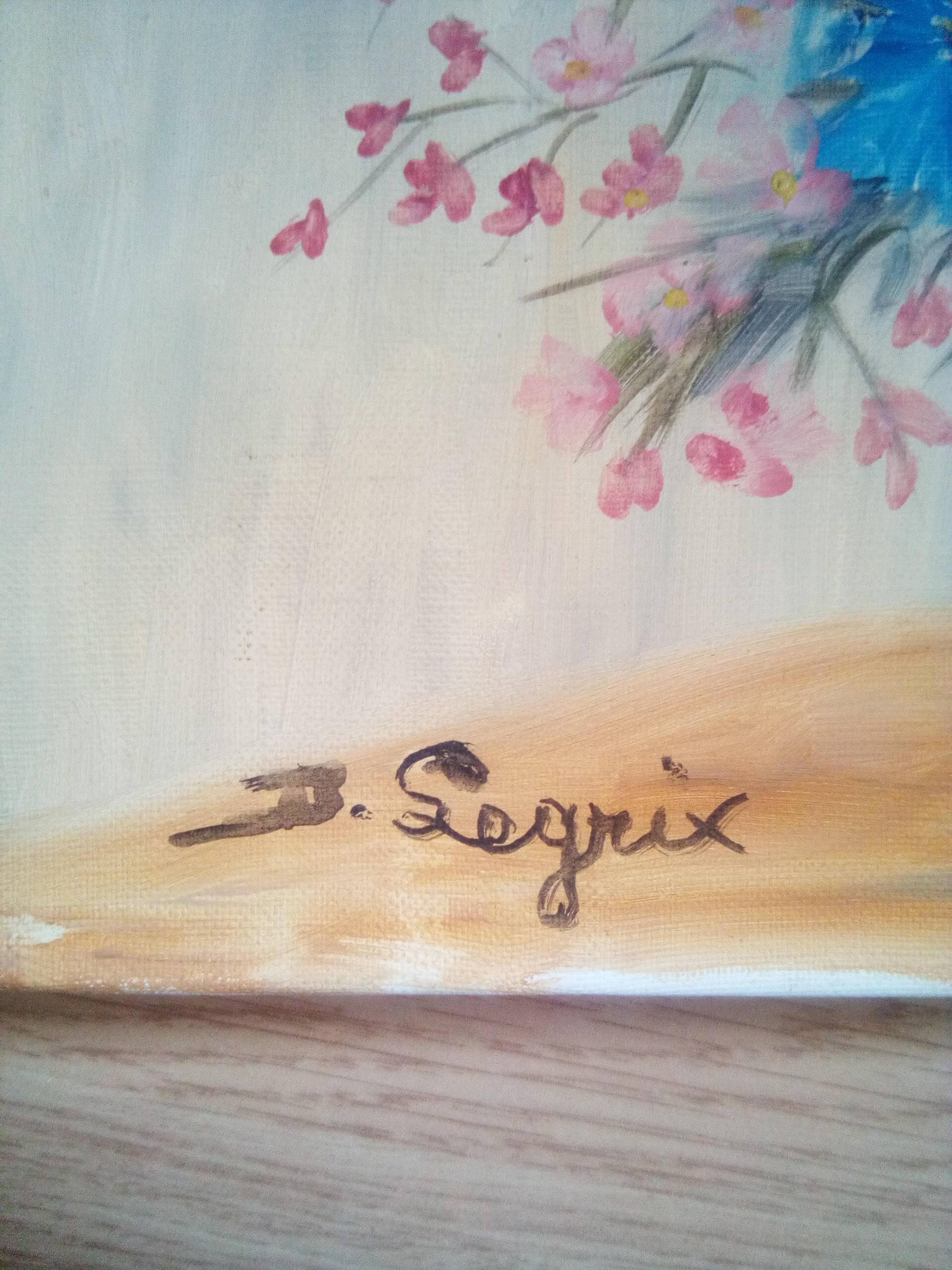 oil on canvas country frame still life denise legrix