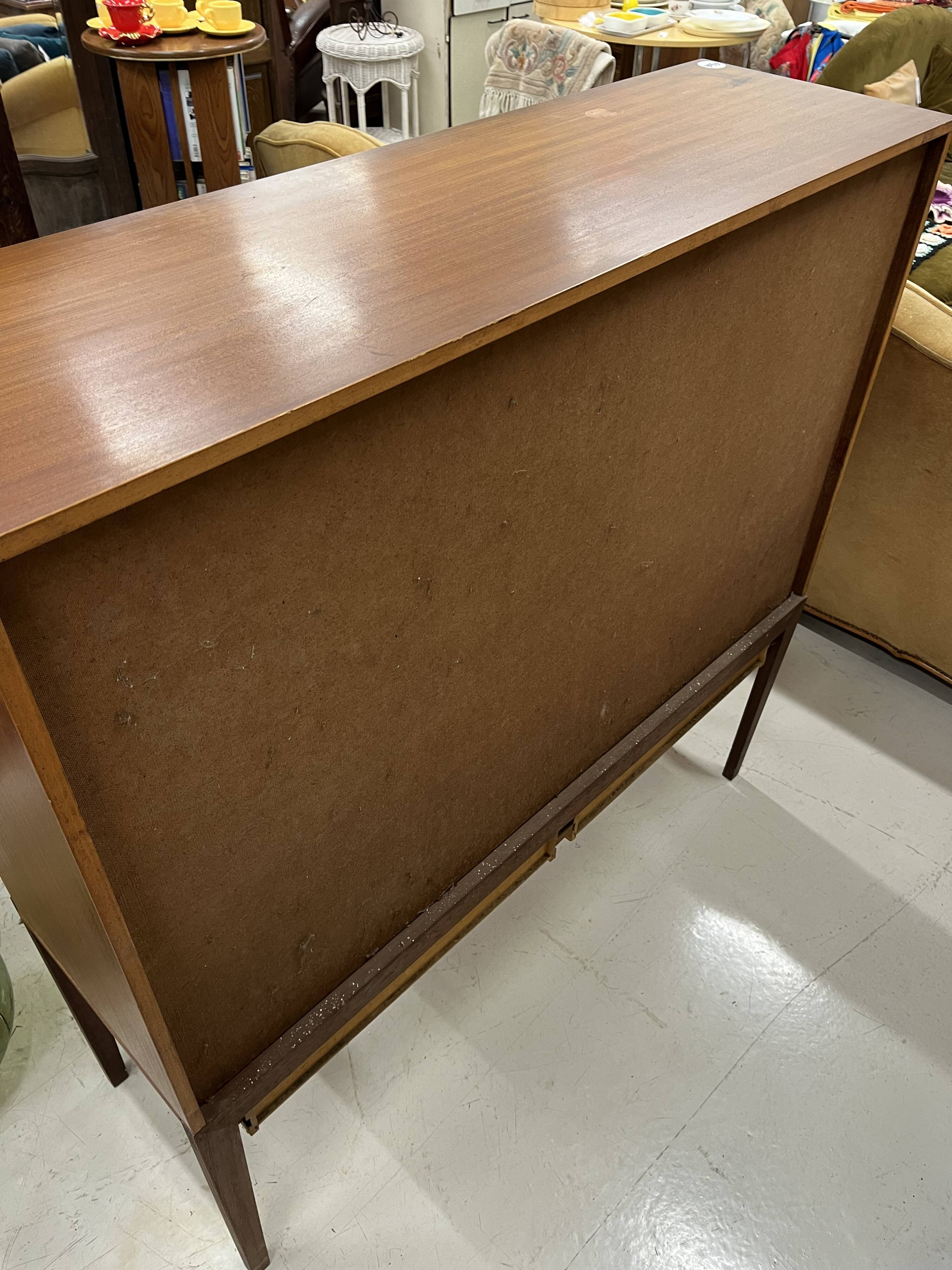 Scandinavian wooden high sideboard – 1960s