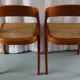 Paire de chaises gondole Baumann