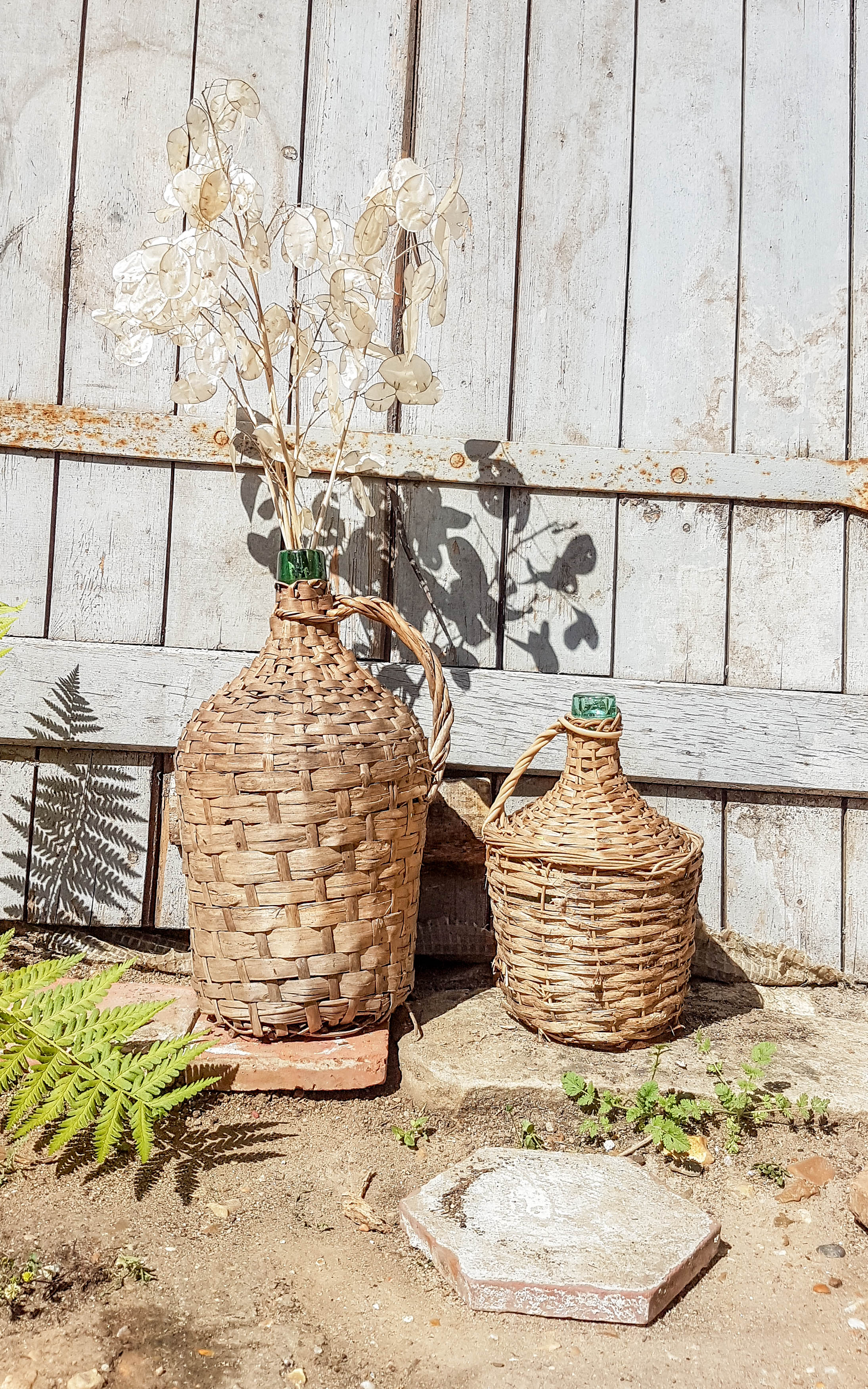 Vintage demijohn