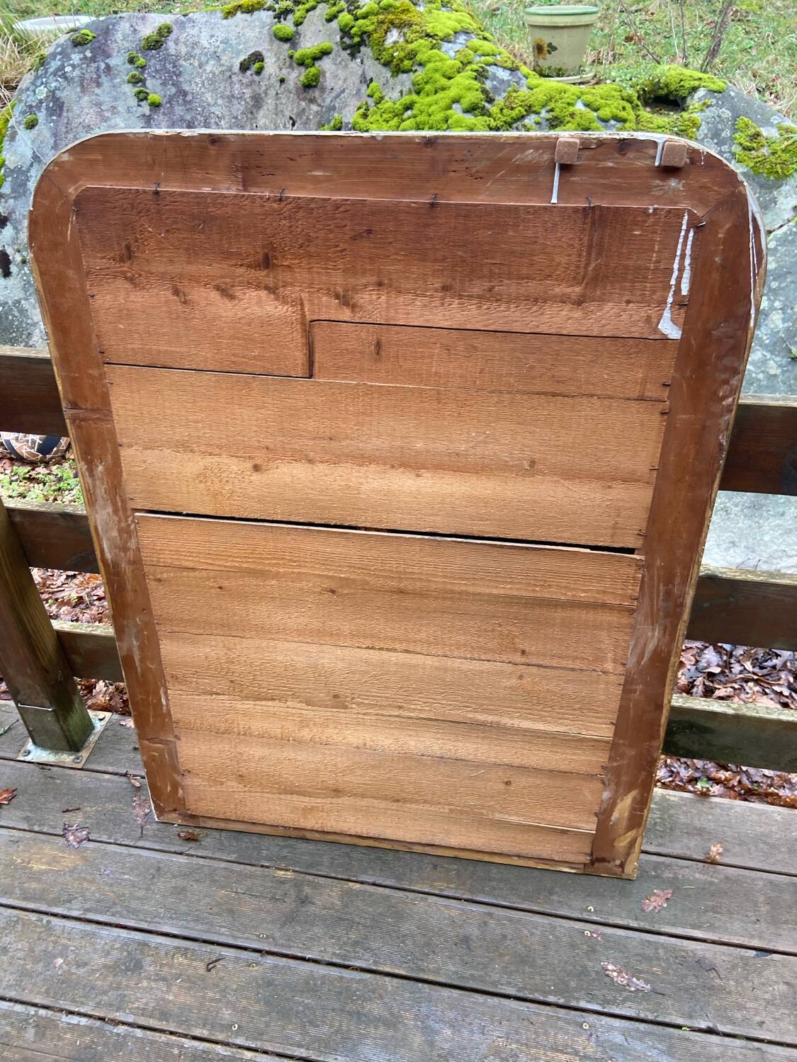 Large Louis Philippe mirror from the late 19th century.