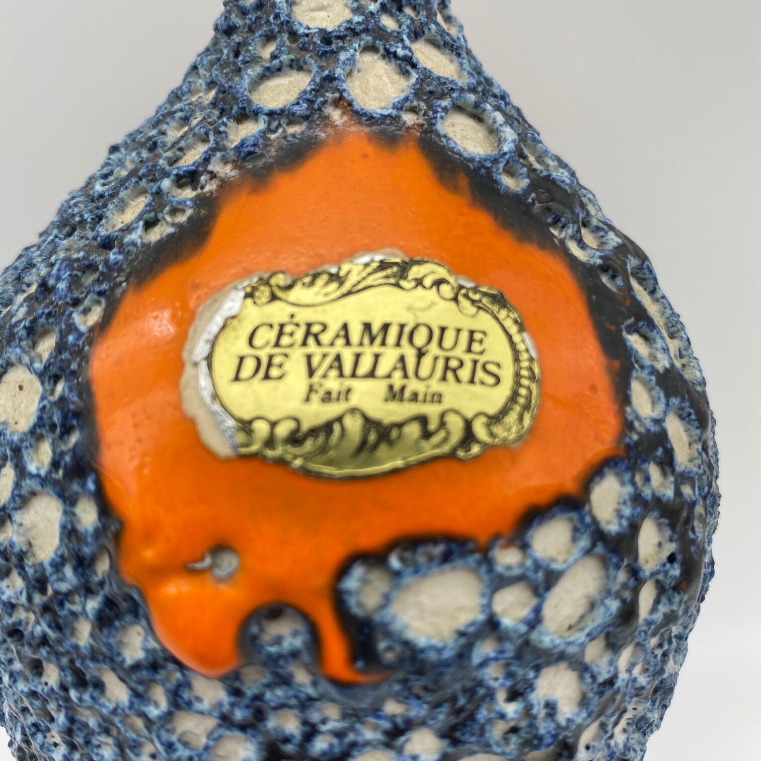 Vallauris Fat Lava vase