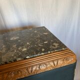 Luberon's "black blue" art deco buffet