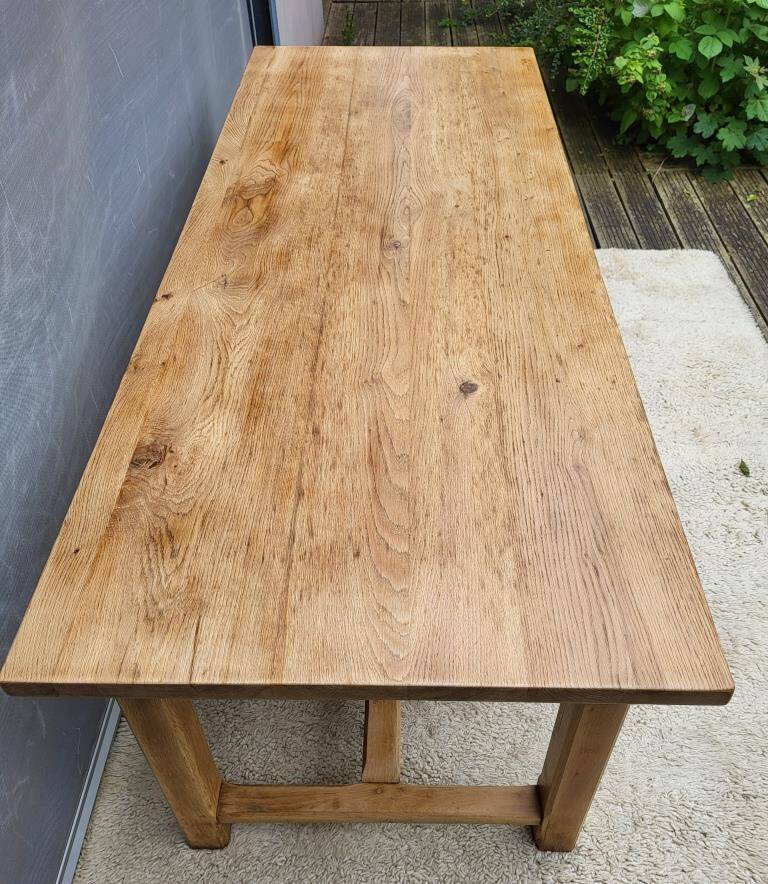 Table de ferme Chêne massif 200x79