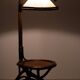 Fantastic Rattan Floor lamp and table 1970s