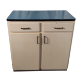 Mado furniture in blue formica two doors