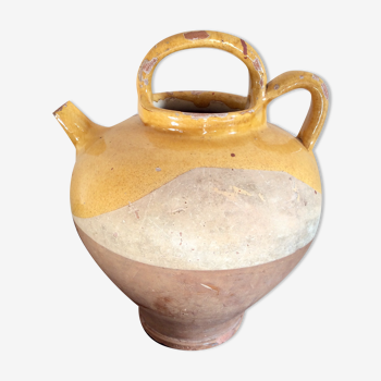 Yellow glazed jug