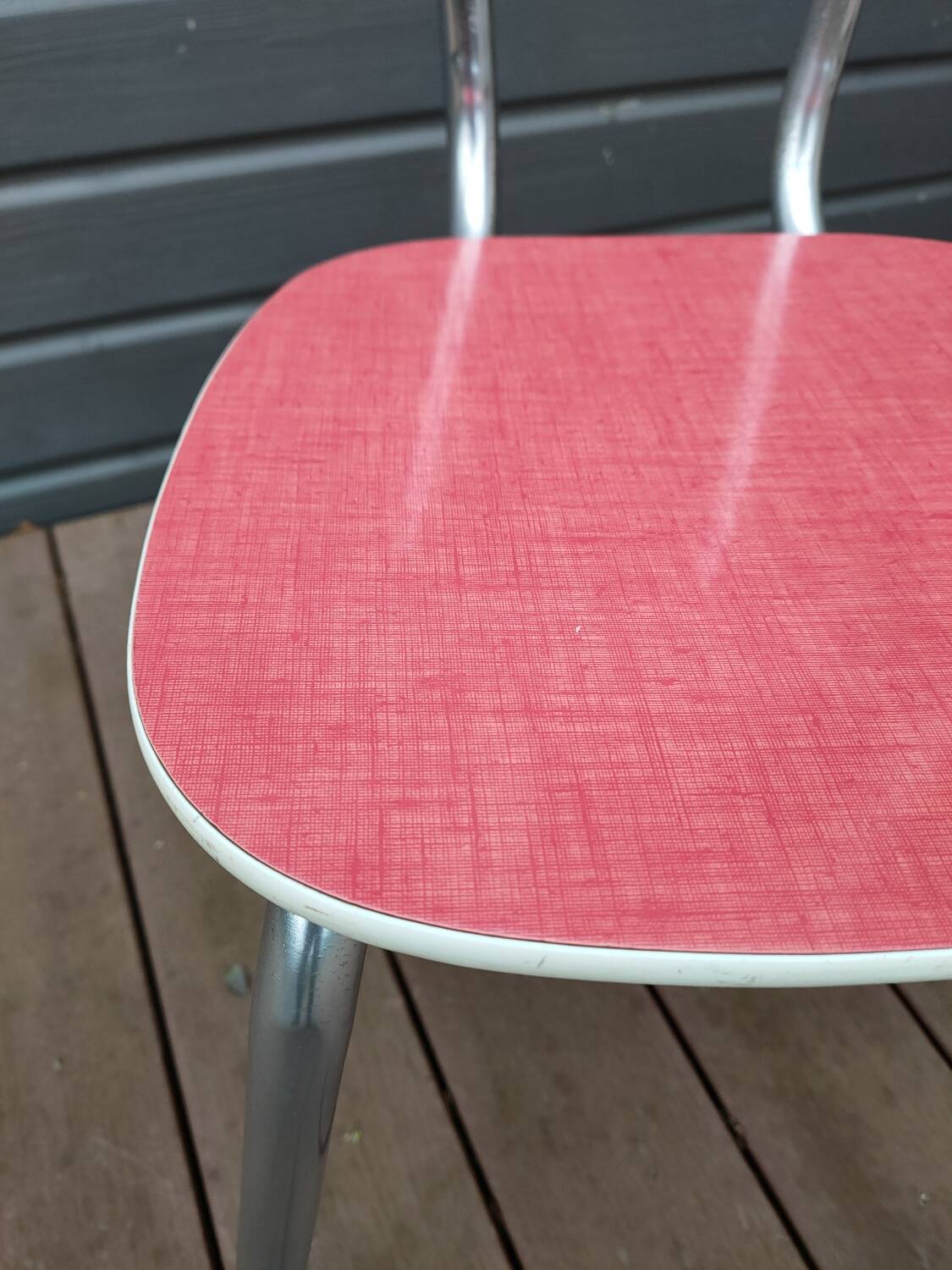Paire de chaises en formica vintage