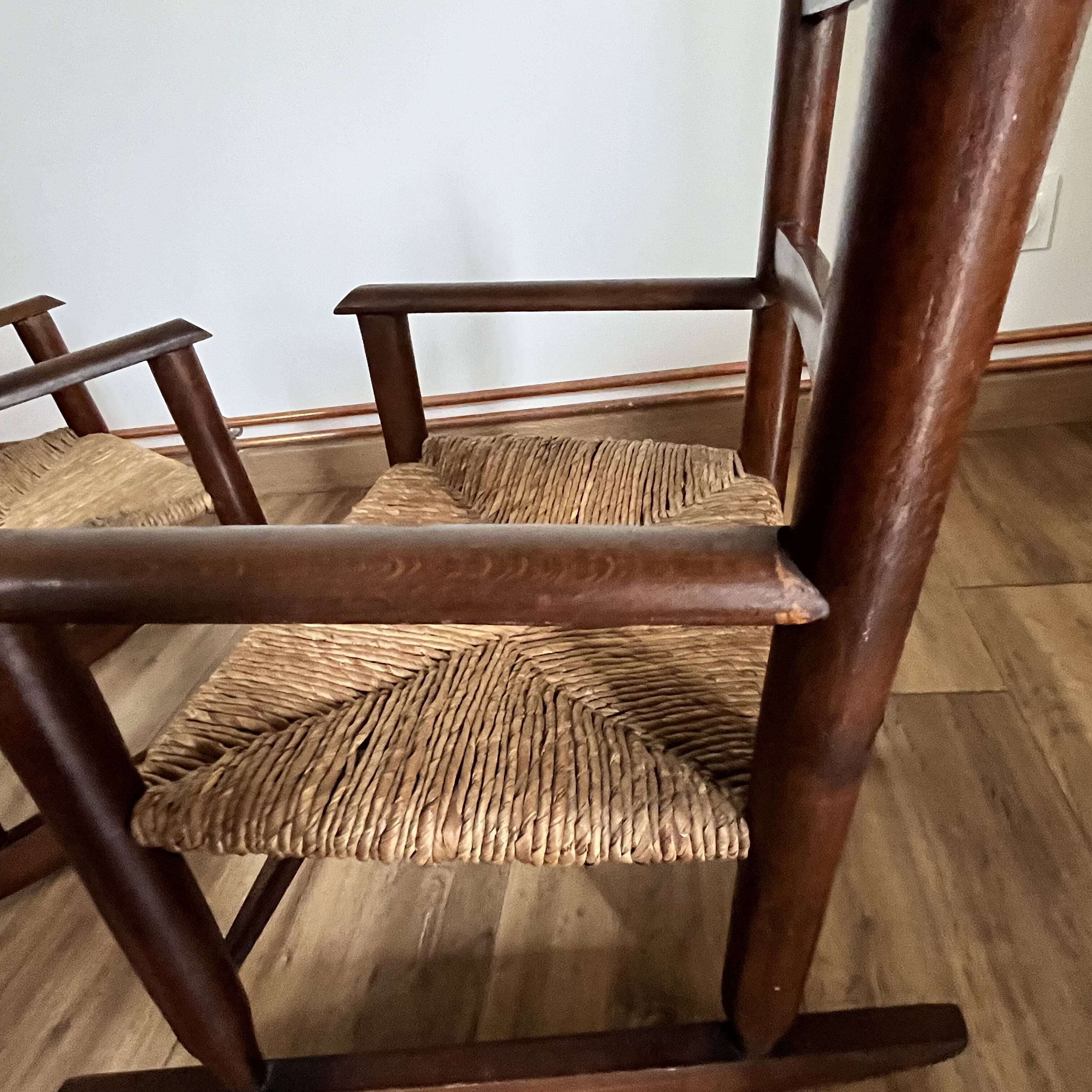Pair of children's rocking chairs