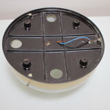 Midcentury glass ceiling lamp