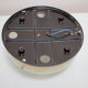 Midcentury glass ceiling lamp
