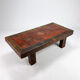 Mid Century Heavy Oak and Ceramic Coffee table, 1950s