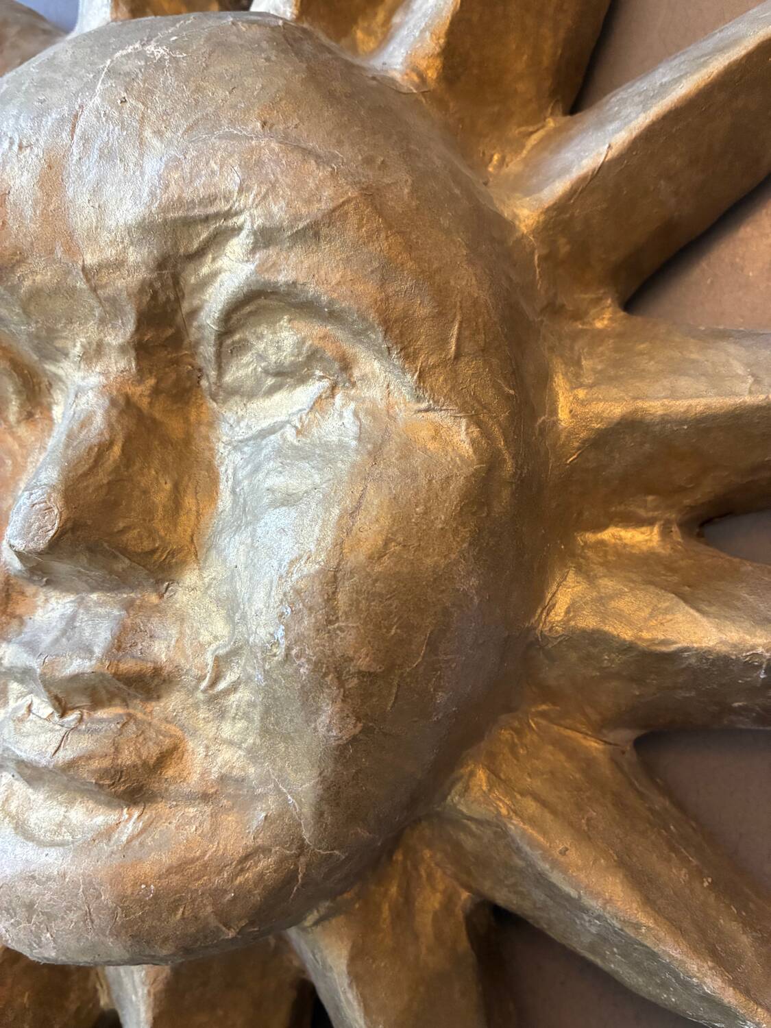 Paper mâché sun from the 1950s