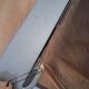 Brown leather armchair, J-Line