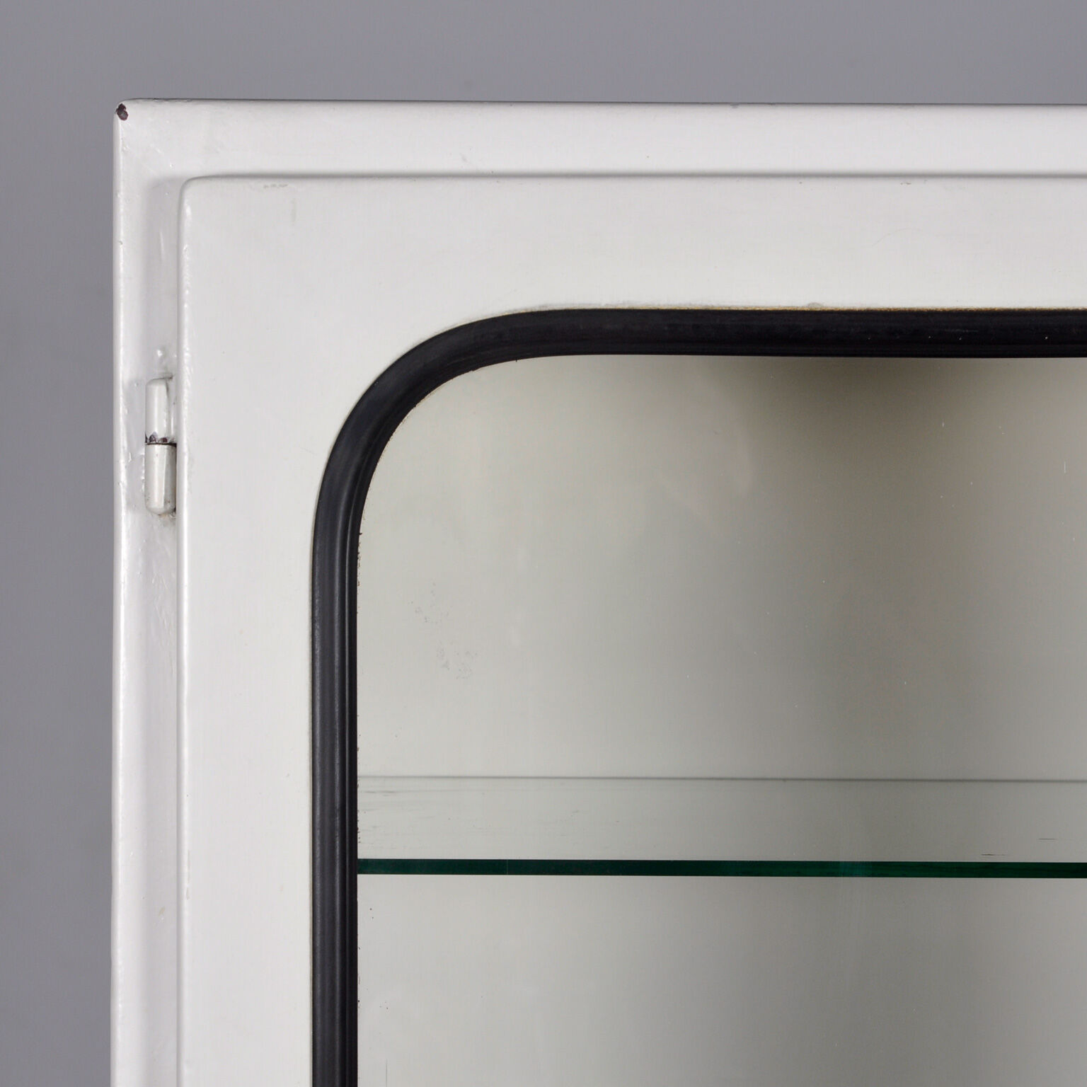 Vintage Iron Medical Cabinet 1970s