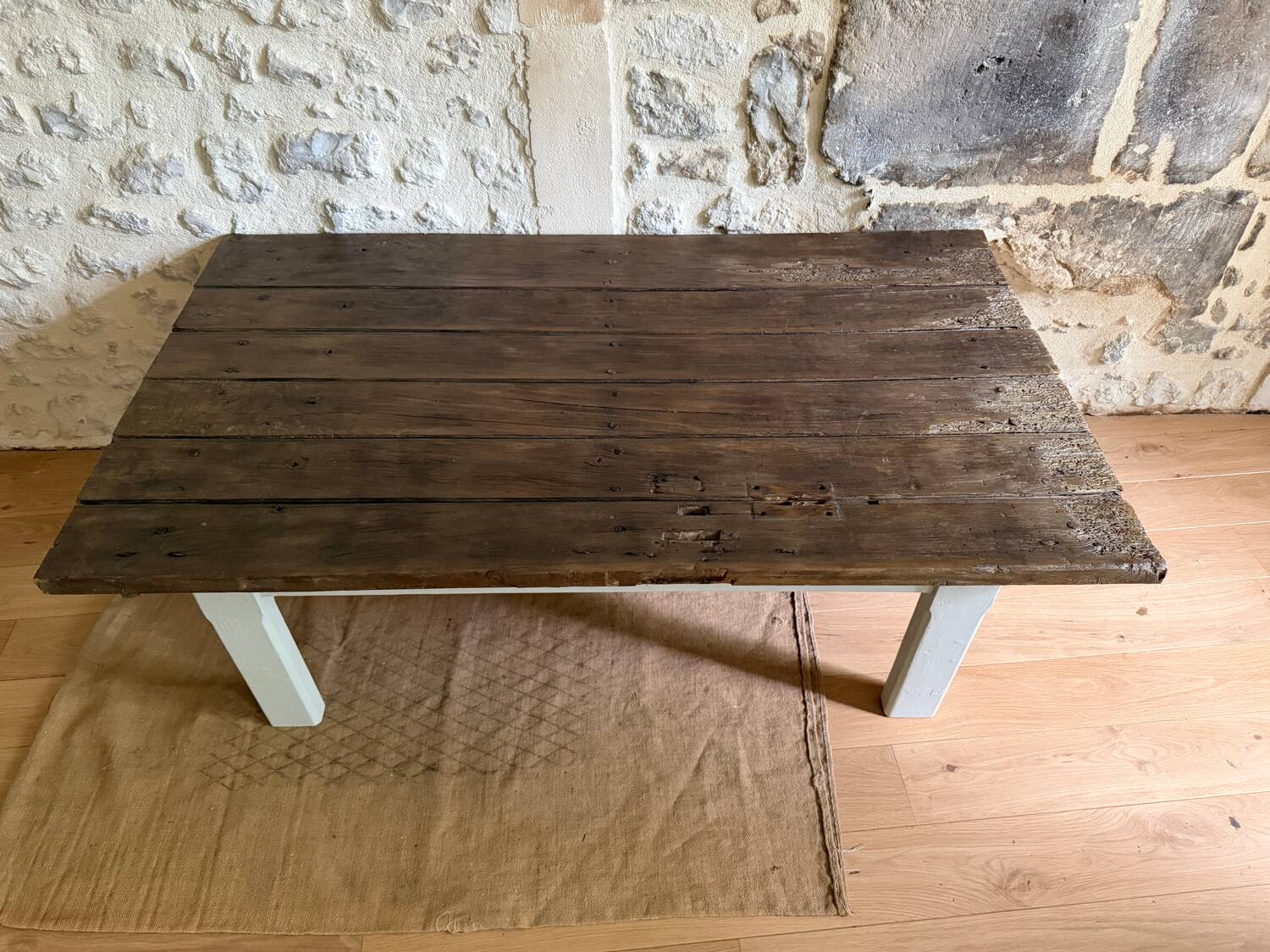Renovated farmhouse coffee table
