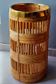 Brass and rattan umbrella stand 1970