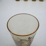 12 enamelled glasses, Mary Gregory, USA, 19th century