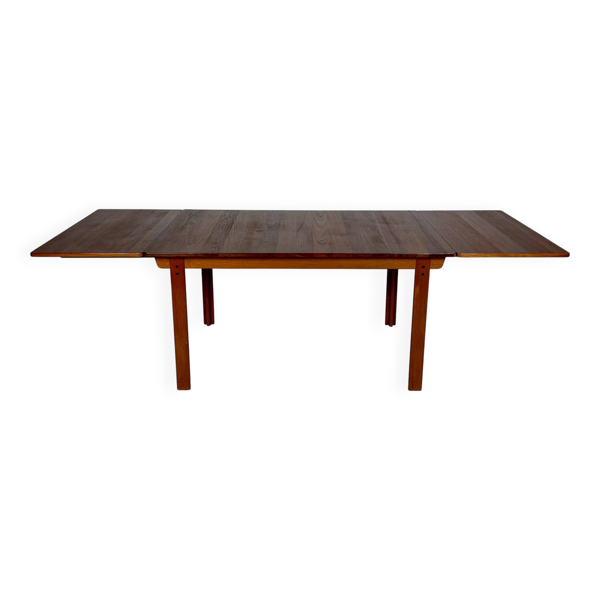 60s vintage Swedish teak extendable dining table by Nils Jonsson for Hugo Troeds