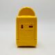 Yellow plastic hooks, design A. Rossari, Gedy edition.