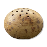 Pique flowers, terracotta ball.sandstone.vintage