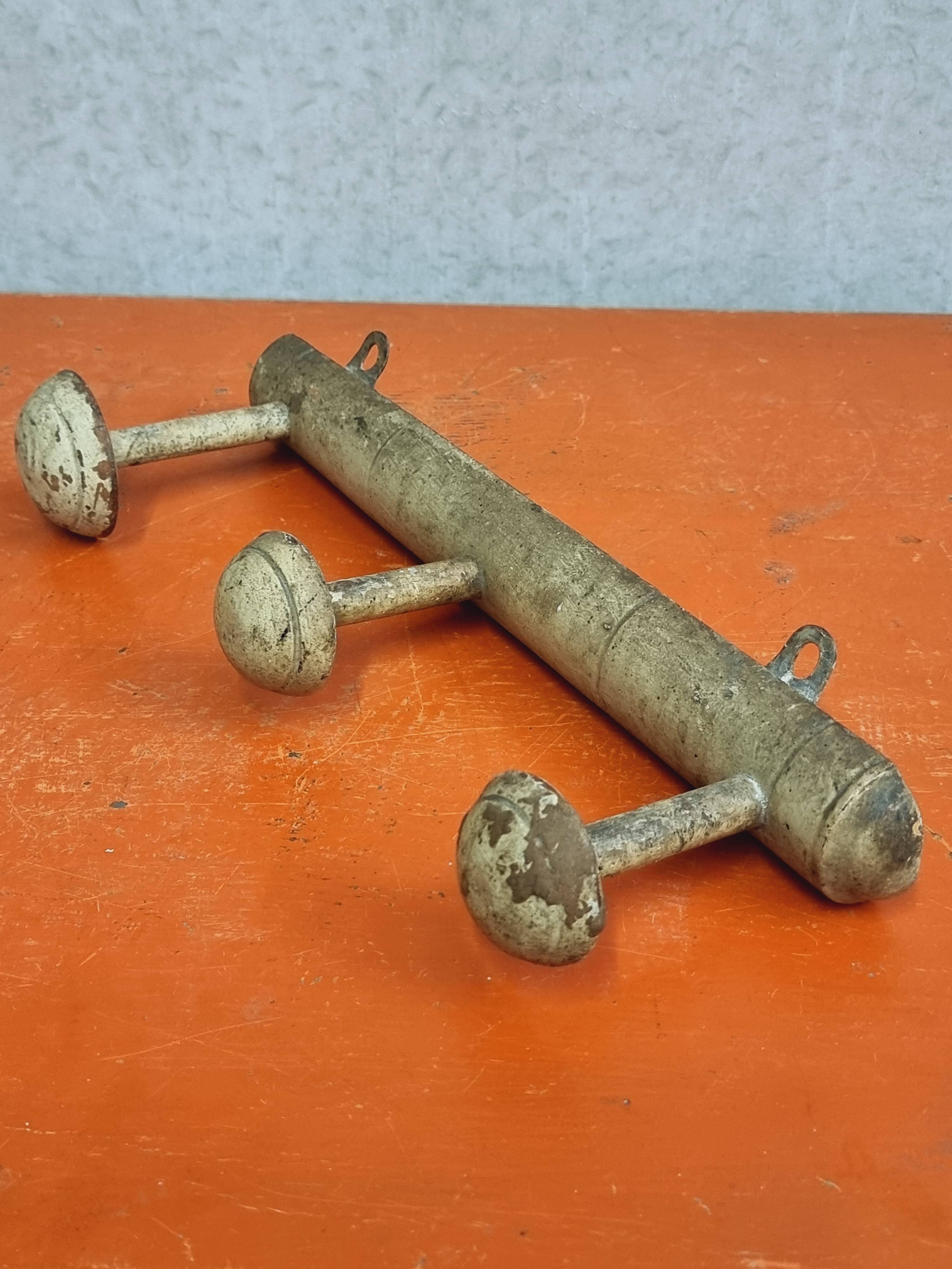 Antique faux bamboo coat rack wall rack