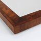 Square Biedermeier Antique 19th Century Walnut Wall Mirror, Vienna, 1850s