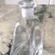 Thick glass carafe bottle 80s