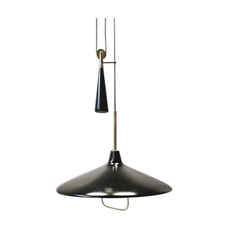 Angelo Lelli pendant lamp 12126 for Arredoluce 1947