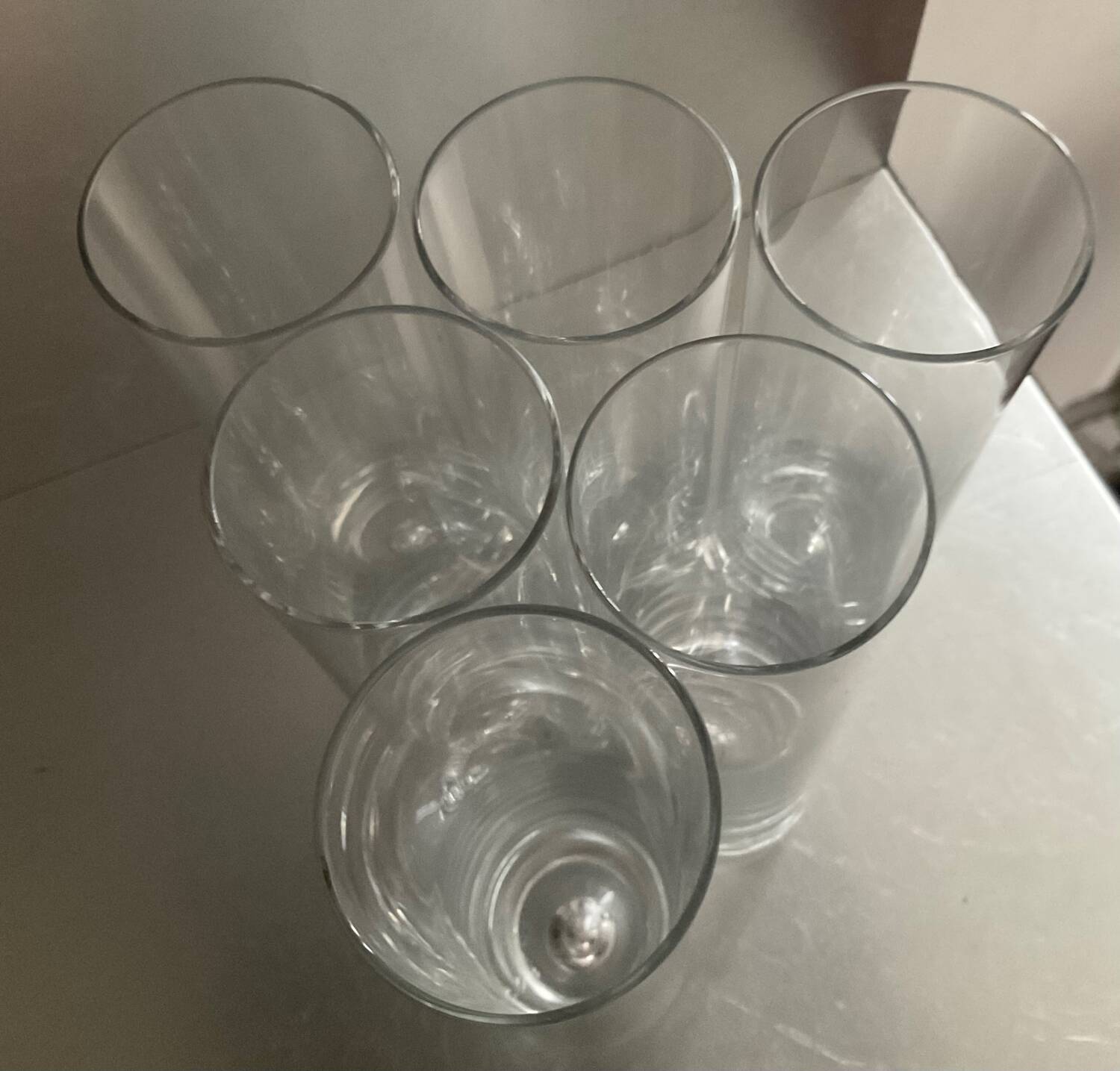 Kosta Boda "Pee" Glasses Set of 6 by WalterHickman 70s