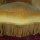 Fauteuil crapaud jaune or