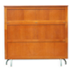 Meuble de rangement, meuble d'école, meuble bois, meuble vintage années 60, décoration intérieur