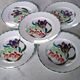 Dessert plates Terre de fer St Amand and Hamage Nord - Hand painted