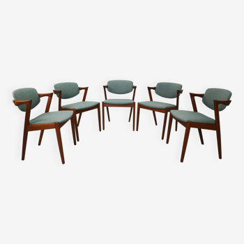 Kai Kristiansen ste of 5 dining chairs