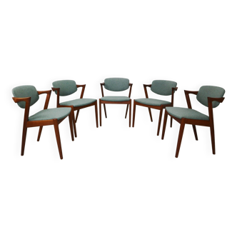 Kai Kristiansen ste of 5 dining chairs