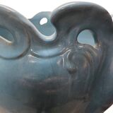 Art Nouveau Ceramic Flower Pot On A Column, early 1900s