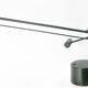 Articulated desk lamp with balance wheel 1980's by Stilplast Italy