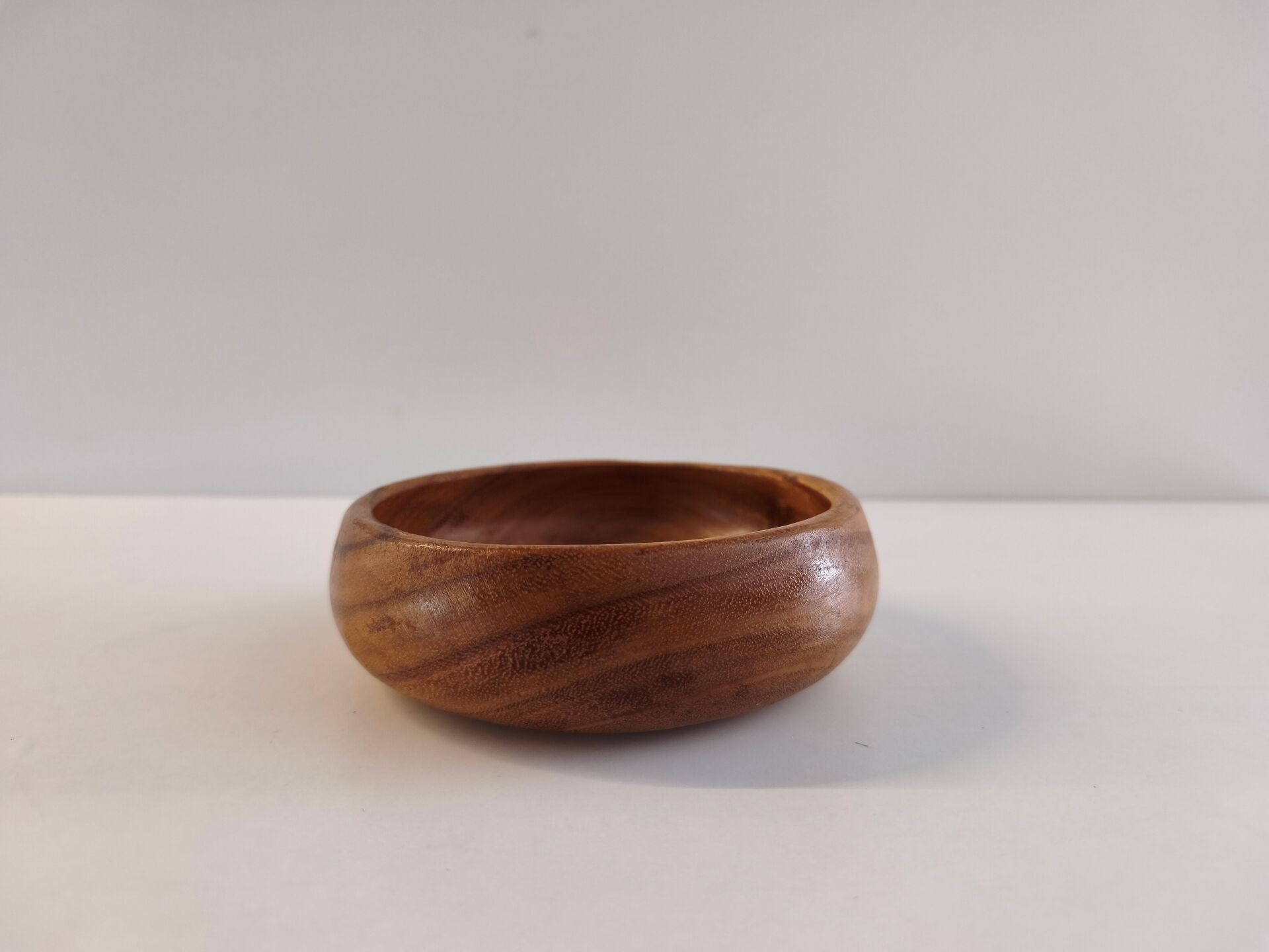 Bowl / Vintage turned exotic wood ramekin – Key tray / Ramekin