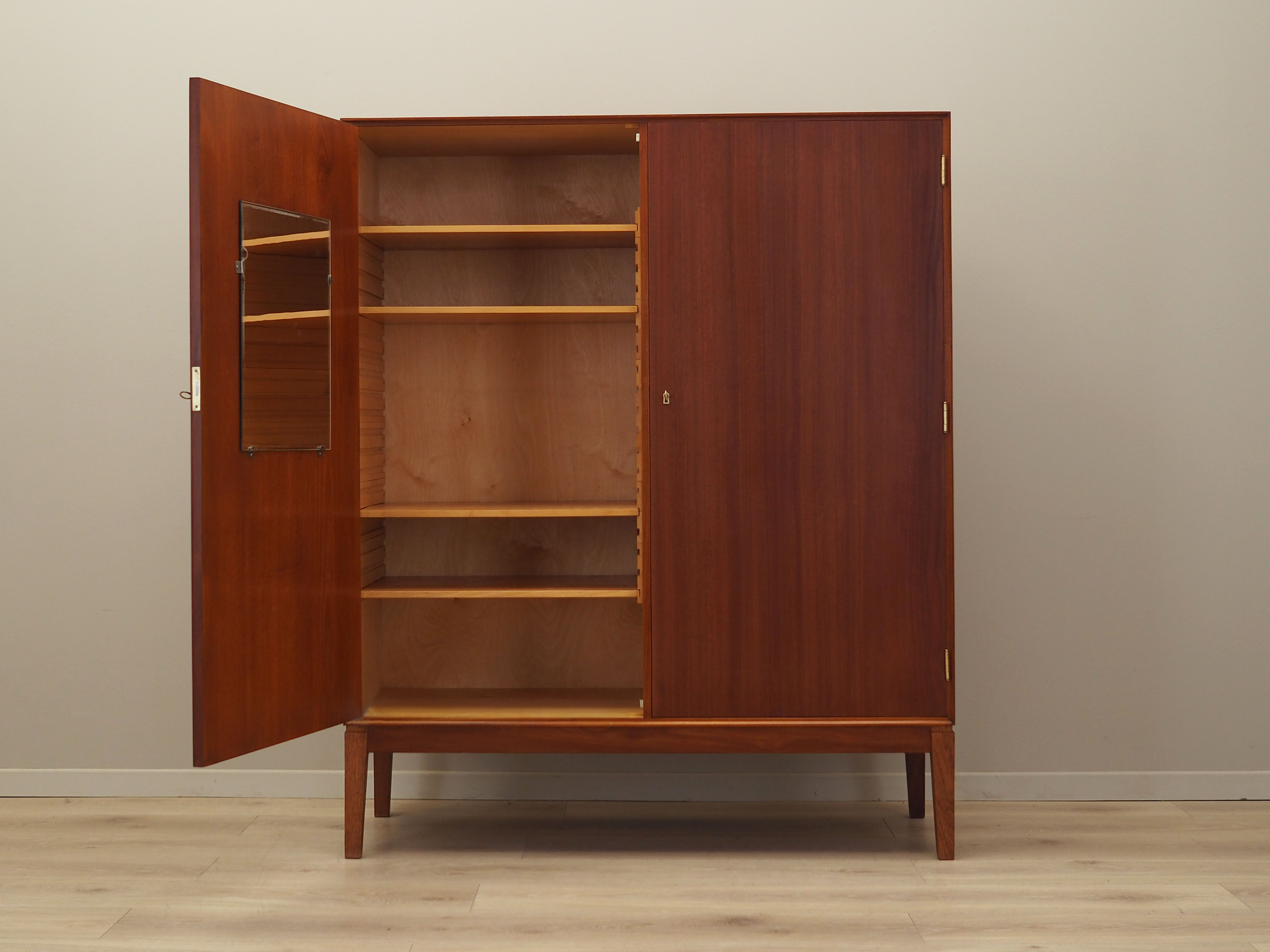 Teak wardrobe, Danish design, 1960s, production: Denmark