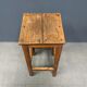 High oak stool from France