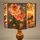 Handcrafted table lamp "Garden of Yesteryear" – Vintage turned wood from the 1970s